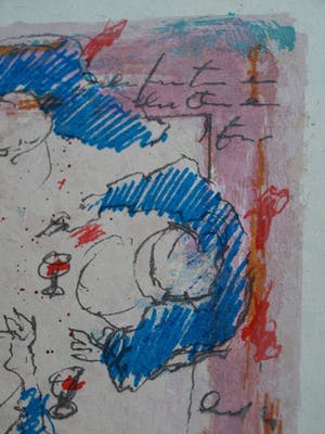 Richard Smeets - Zeefdruk , “Aan tafel” kopen? Bied vanaf 1!