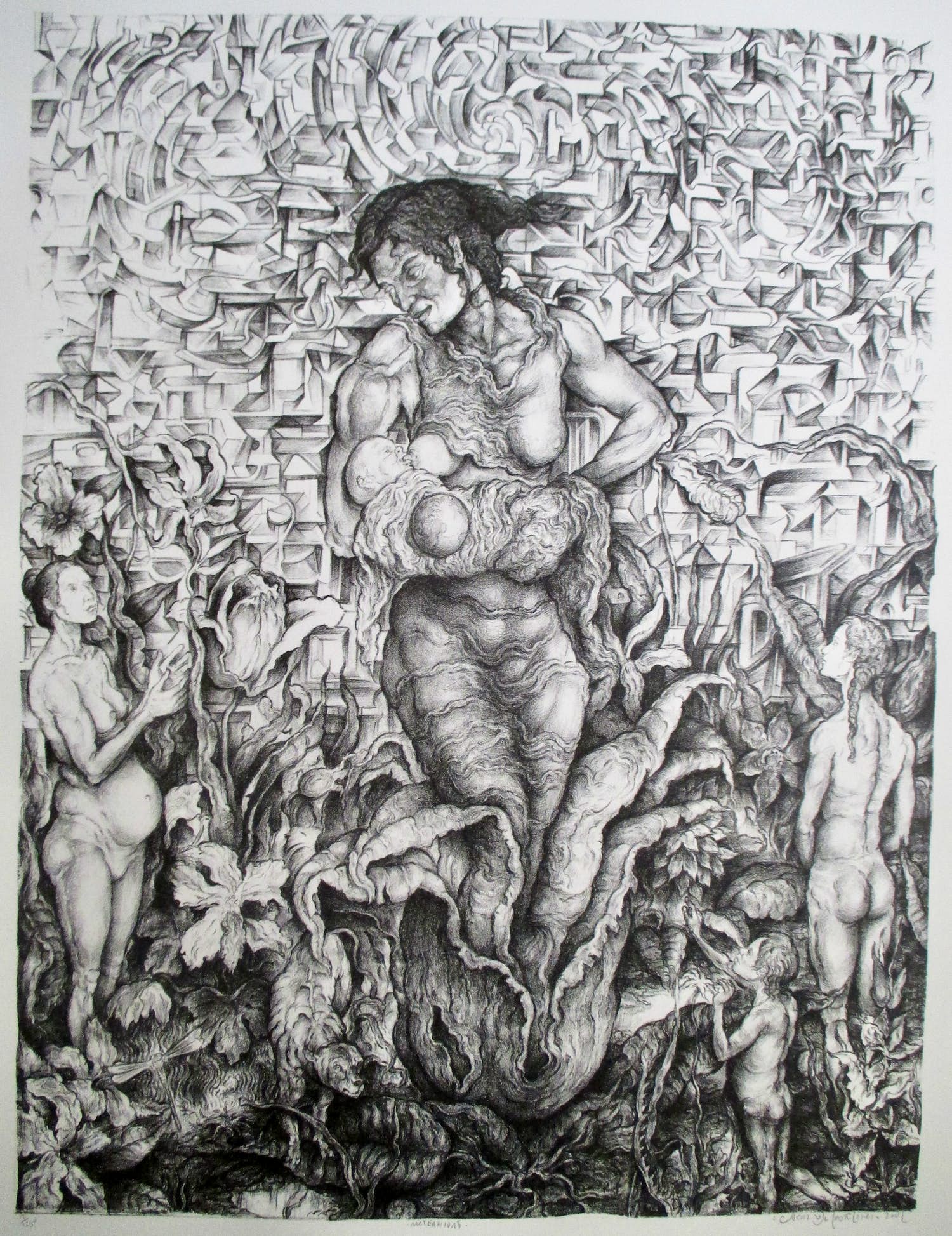 Oscar Camilo De Las Flores - Litho "Maternidad" kopen? Bied vanaf 25!