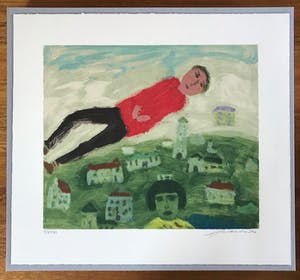 Eugene Brands - Gesigneerde zeefdruk uit 1995 - "Aan Eugenie" kopen? Bied vanaf 195!