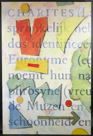 Ronald Wigman - Acryl op doek, De drie Gratiën (Drieluik) kopen? Bied vanaf 1!