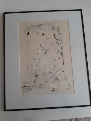 Jan Voets - Inkttekening, zonder titel kopen? Bied vanaf 40!