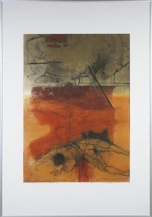 Ru van Rossem - Ets/aquatint en reliëfdruk, Llanto por Ignacio Sánchez Mejías - Ingelijst kopen? Bied vanaf 100!