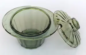 Glasblazerij Leerdam - A.C. Copier - Jampot en schaaltje kopen? Bied vanaf 20!