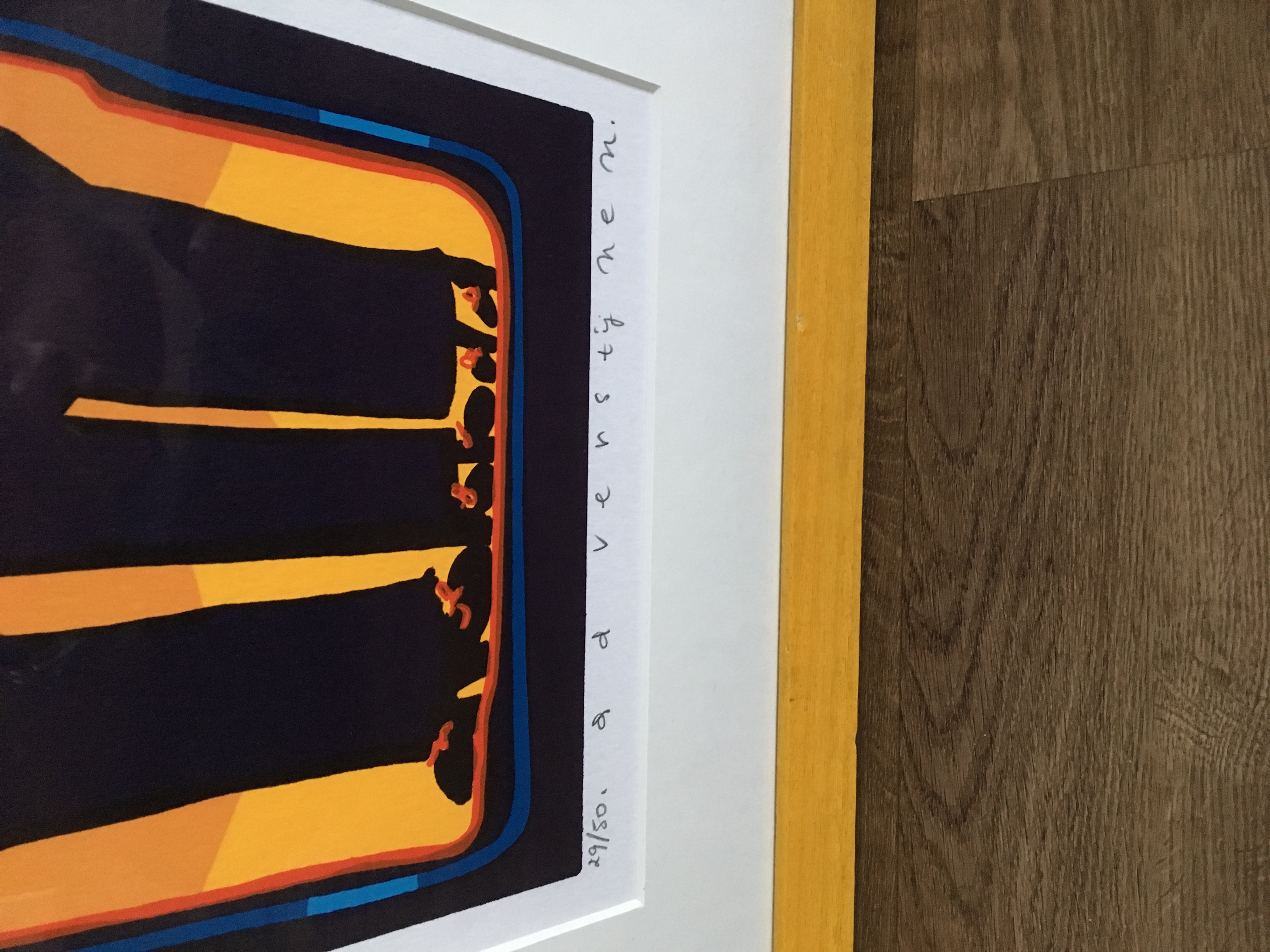 Ad Verstijnen - Kleurenlitho met 3 rechtsgeleerden, ingelijst. kopen? Bied vanaf 75!