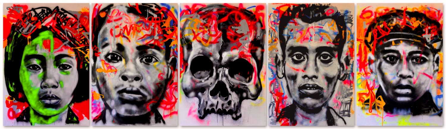 Peter Klashorst - Portretten van S21 expositie (set van 5 stuks) kopen? Bied vanaf 69!