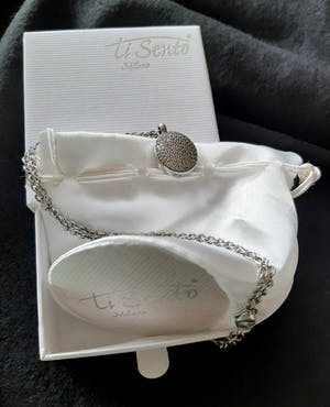Curiosa - Zilveren ketting 925 met hanger witte topaas Ti Sento 925 kopen? Bied vanaf 1!