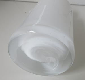 Fidrio - Twee witte flesvaasjes kopen? Bied vanaf 24!