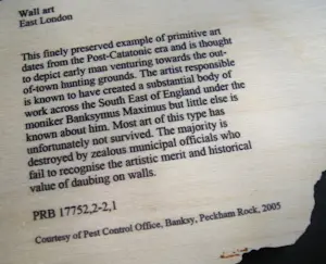 Banksy - Peckham Rock - British Museum kopen? Bied vanaf 250!