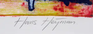 Hans Heijman - Kleurenets, Dat ben ik, die jongen - Ingelijst kopen? Bied vanaf 35!
