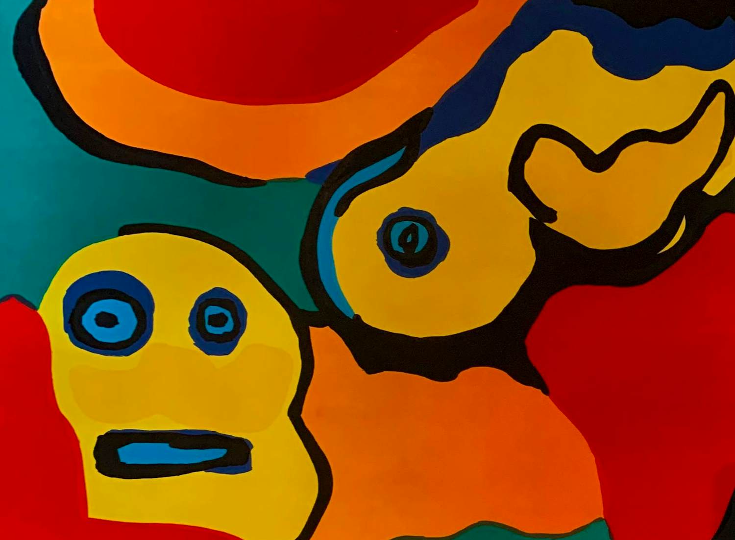 Karel Appel - Zeefdruk - 1973 kopen? Bied vanaf 1250!