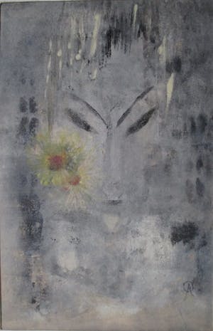 Niet of onleesbaar gesigneerd - Monotype "verschijning" kopen? Bied vanaf 10!