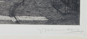 Johan Hemkes - Ets, Raadhuisplein Franeker kopen? Bied vanaf 20!