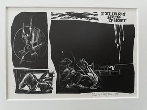 Ru van Rossem - Houtsnede exlibris kopen? Bied vanaf 25!