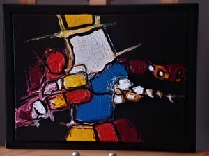 AcheterPiet van Riel - Vanuit het Zwart (mooi ingelijst met baklijst)? Enchérissez de 225!