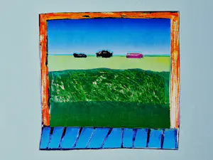 Harrie Gerritz - Erg mooie en grote kleuren zeefdruk "klein venster" - oplage (125) - gesigneerd kopen? Bied vanaf 39!