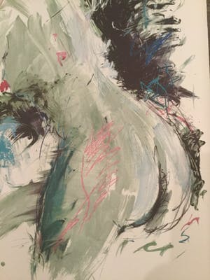 Annemarie de Groot - Subtiel naakt | Groot formaat zeefdruk kopen? Bied vanaf 35!