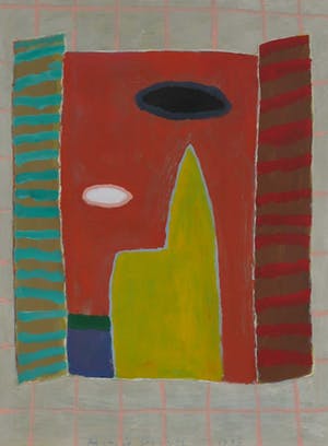 Harrie Gerritz - Gouache, Zonder titel - Ingelijst kopen? Bied vanaf 250!