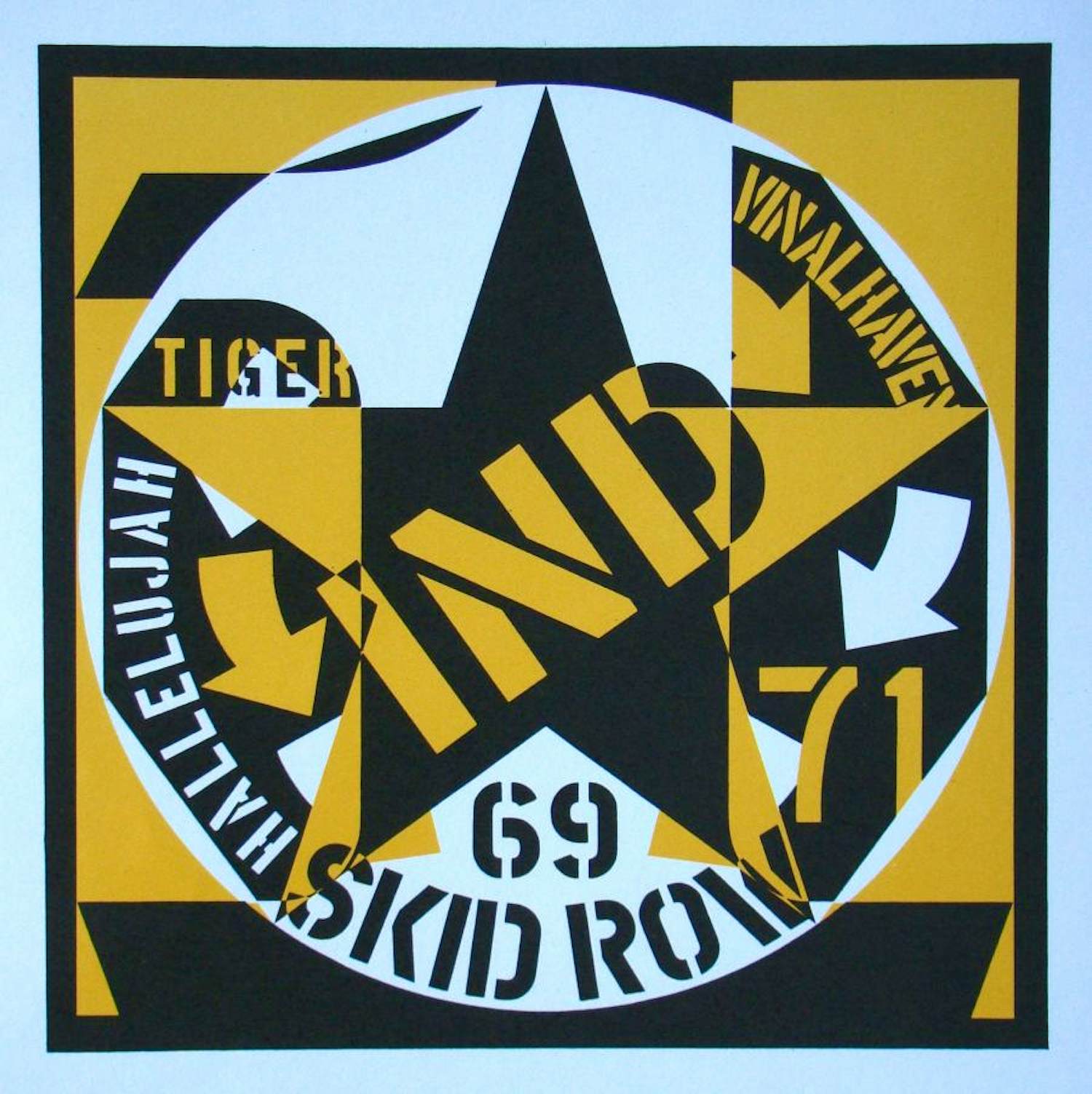 Robert Indiana - Zelfportret 69 - 1973 - Originele litho kopen? Bied vanaf 120!