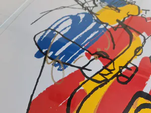 Herman Brood - The Beat Goes On - handgesigneerd - ingelijst - 230 ex. kopen? Bied vanaf 1!