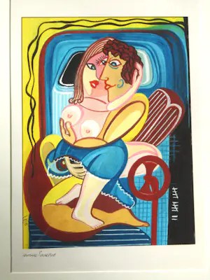 Tejo Remy - Olieverf - Avond[t]uurtje kopen? Bied vanaf 115!