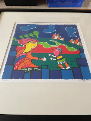 Maartje Wijngaarden - Prachtige ingelijste zeefdruk kopen? Bied vanaf 25!