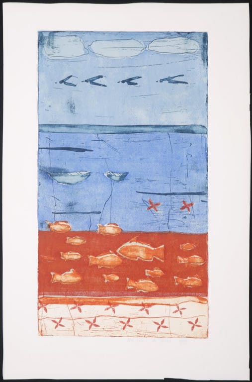 Lukie de Bree - Lukie de Bree: Ets en aquatint, Vissen kopen? Bied vanaf 1!