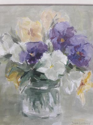 Jopie Limburg - Jopie Limburg (1905 - 1991), bloemstilleven in vaas. kopen? Bied vanaf 39!