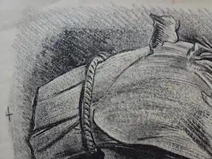 Douwe Jan van der Zweep - Paardenhoofd. Drukgesigneerd met monogram. kopen? Bied vanaf 79!