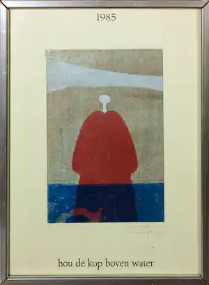 Koos van der Sluys - Kleurenets, Meerpaal verkauft für € 70!