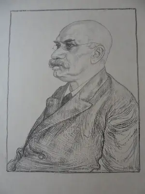 Jan Veth - Litho's van 7 bekende mensen van Nederland, uitgebracht van 1893 en 1896 kopen? Bied vanaf 80!