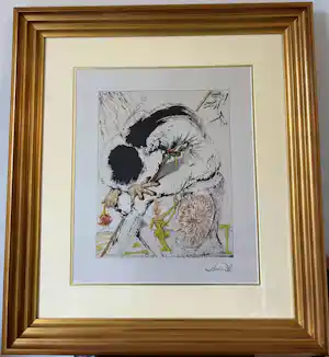 Salvador Dali - Don Quichotte verkocht voor € 420!
