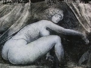 Ernst Fuchs - " Vorhang auf " - Giclée op linnen 2012 - handgesigneerd - 0plage 300 kopen? Bied vanaf 99!