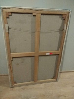 Kamagurka - groot schilderij gemaroufleerd op linnen 140 x 100 cm, gesigneerd kopen? Bied vanaf 2600!