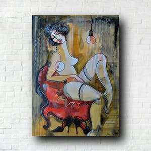 Natia Antadze - "Frau und Schwarze Schuhe" kopen? Bied vanaf 130!