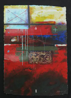 Piotr Konkel - Zeefdruk, Zonder titel kopen? Bied vanaf 1!