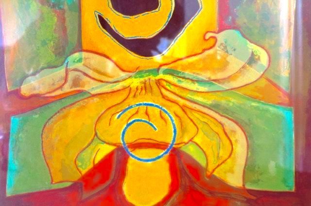 Jan van Delft - Magnolia - In mooi passe-partout en in houten Barth lijst kopen? Bied vanaf 1!