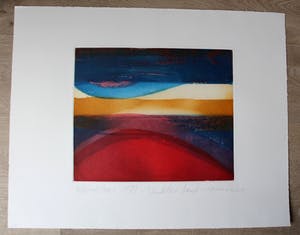 Willibrord Haas - Ets: Dunkles Land - 1989 kopen? Bied vanaf 45!