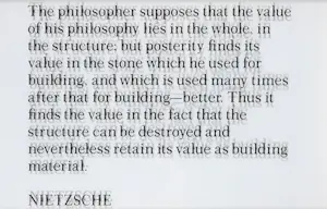 AcheterJoseph Kosuth - Mémoire de la liberté / Nietsche - Set van 2 zeefdrukken op glas? Enchérissez de 590!