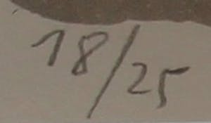 Corneille - Ingelijste litho: Entre jour et nuit II - 1961 (oplage slechts 25 exemplaren!) kopen? Bied vanaf 395!