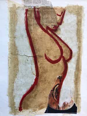 Casper Faassen - Staand naakt groot I verkocht voor € 200!