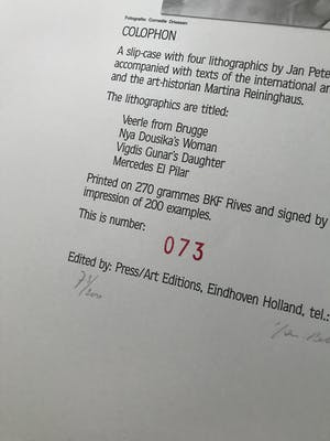 Jan Peter van Opheusden - Liggend naakt - steendruk kopen? Bied vanaf 1!