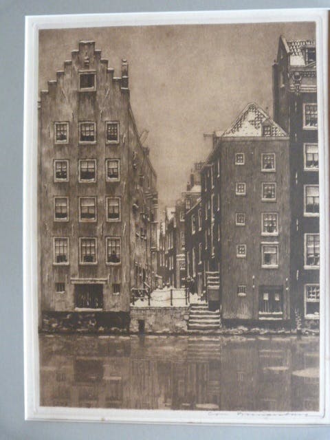 Cornelis Brandenburg - Damrak ingang + oeuvre boek verkocht voor € 120!