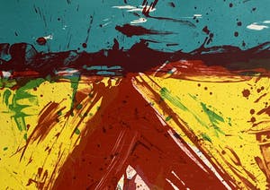 Jan Cremer - kleurenzeefdruk - 'Atilla's Bivak' - 1988 (Kleine oplage) kopen? Bied vanaf 200!