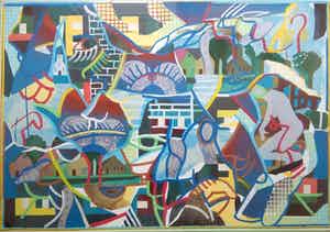 Thomas van der Linden - Thomas Anonymus gemengde techniek. verkocht voor € 250!