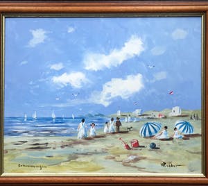 Henk Poeder - Strandgezicht kopen? Bied vanaf 129!