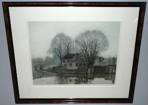 AcheterFrans Everbag - Het Polderhuis Amsterdam - ets/aquatint - mooi ingelijst? Enchérissez de 150!