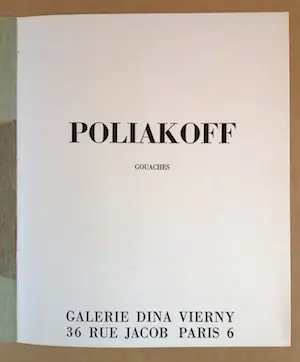 Serge Poliakoff - 5 Lithografieën uit boek kopen? Bied vanaf 15!