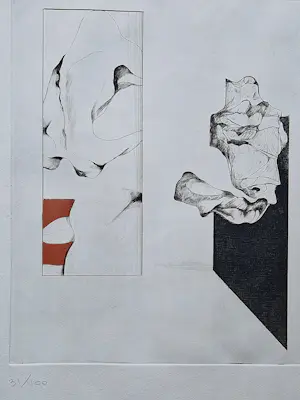 Gerti Bierenbroodspot - Grote kleuren Ets "Labyrinth"- 1970 - beperkte oplage (100) kopen? Bied vanaf 59!