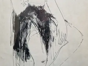 Dries van den Broeck - Vrouw op kruk (1946) kopen? Bied vanaf 75!