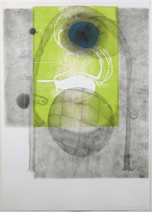 Saskia Jetten - Litho, Zonder titel - Ingelijst (Groot) kopen? Bied vanaf 35!